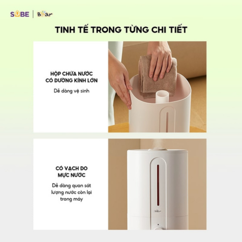 Máy Phun Sương Tạo Ẩm Bear 5L SB-TA50M