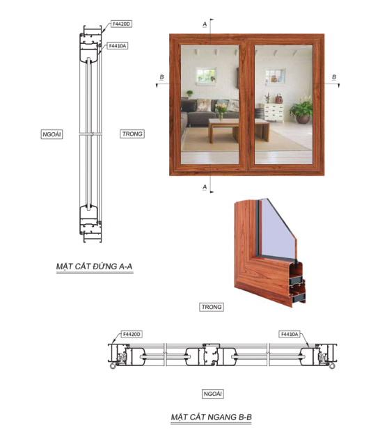 Cửa sổ 2 cánh