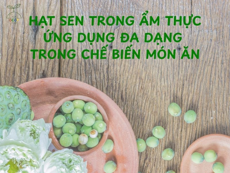 HẠT SEN TRONG ẨM THỰC: ỨNG DỤNG ĐA DẠNG TRONG CHẾ BIẾN MÓN ĂN
