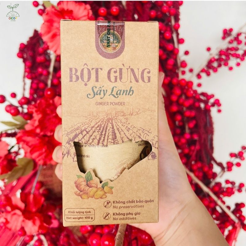 BỘT GỪNG SẤY LẠNH NHẬT CHI - 100gr