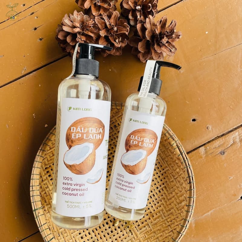 DẦU DỪA ÉP LẠNH KIM LONG - TINH HOA TỪ BẾN TRE
