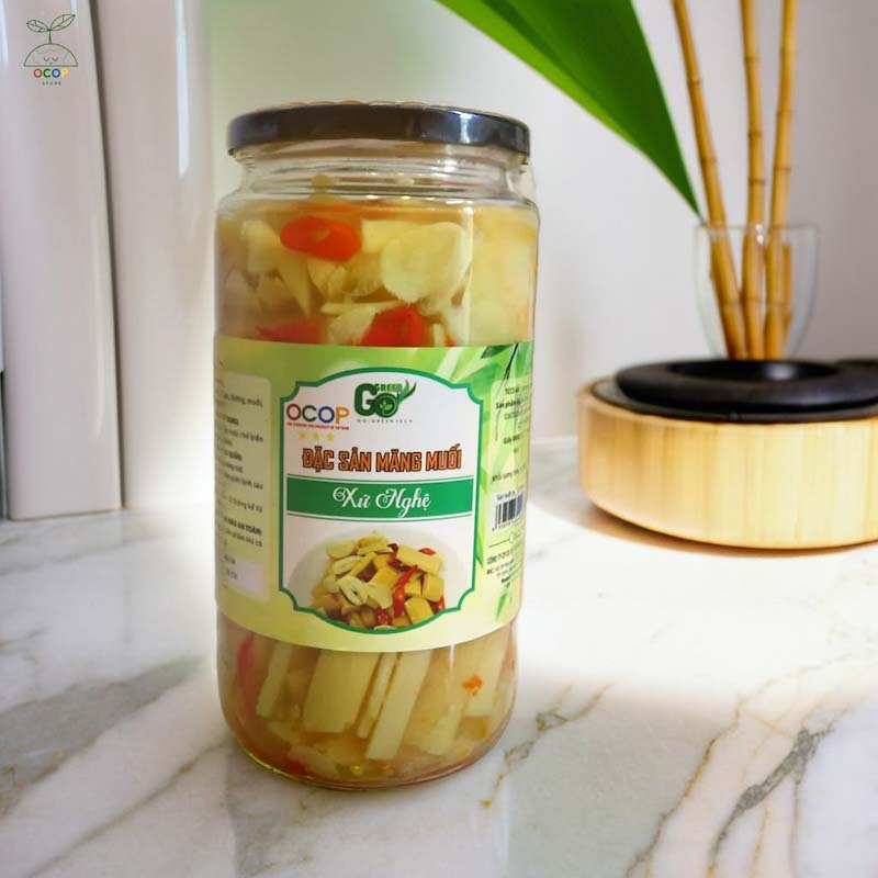 MĂNG MUỐI XỨ NGHỆ 600GR