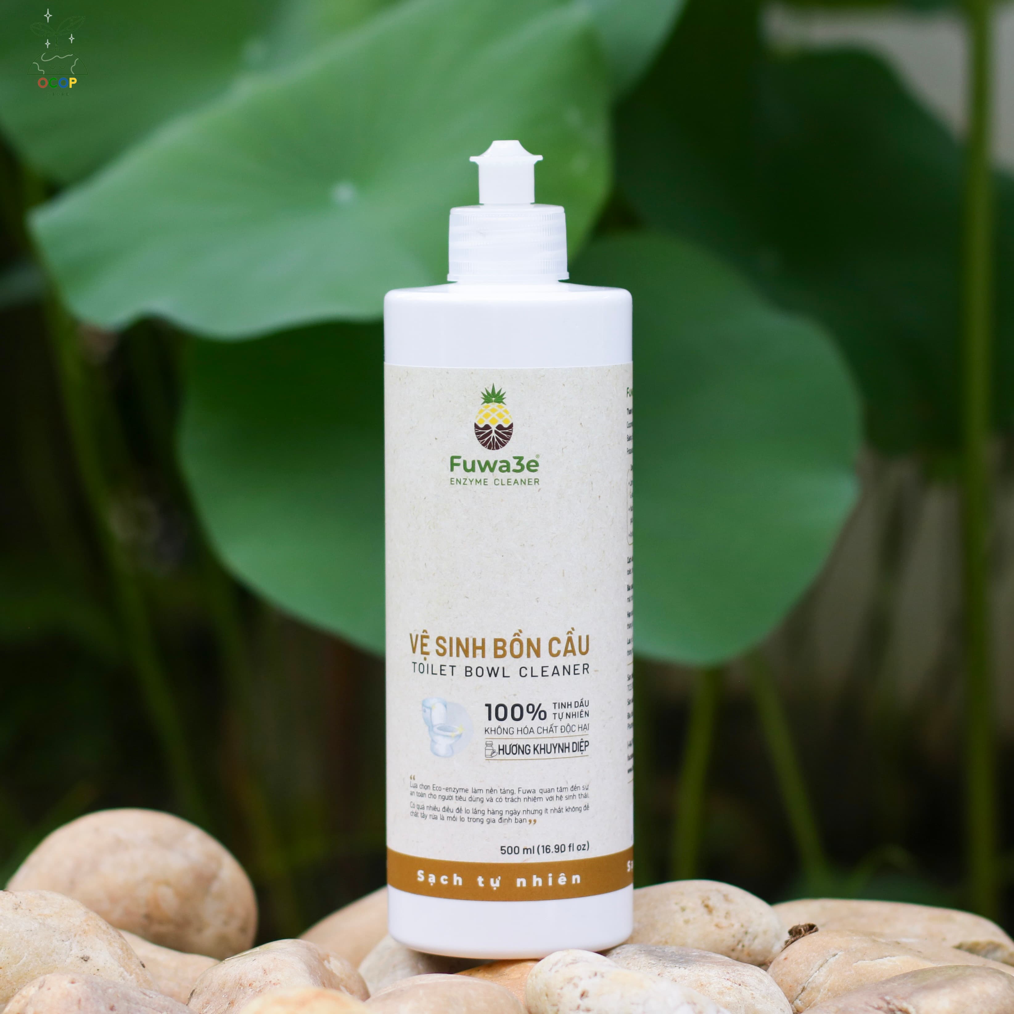 VỆ SINH BỒN CẦU FUWA3E - SỨC MẠNH ENZYME TỪ DỨA VÀ BỒ HÒN