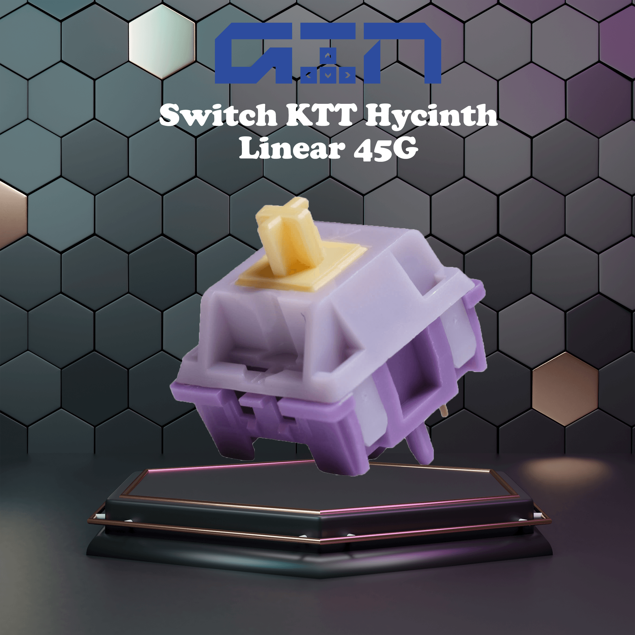 Công tắc Switch bàn phím cơ KTT Hyacinth | Linear | 45G | Âm nổ