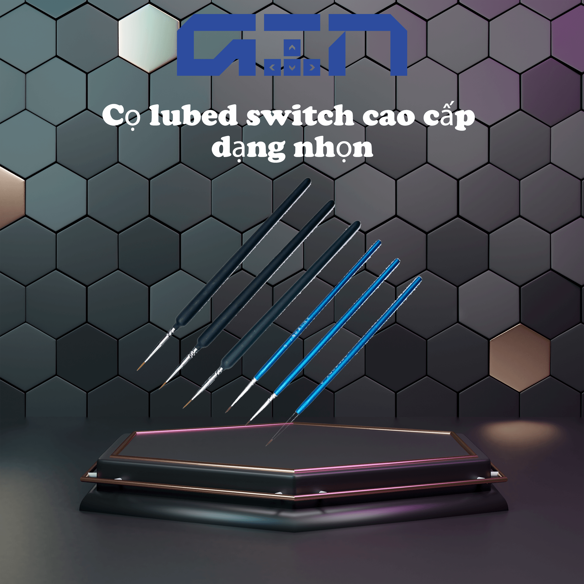 Cọ lubed switch cao cấp - dạng nhọn