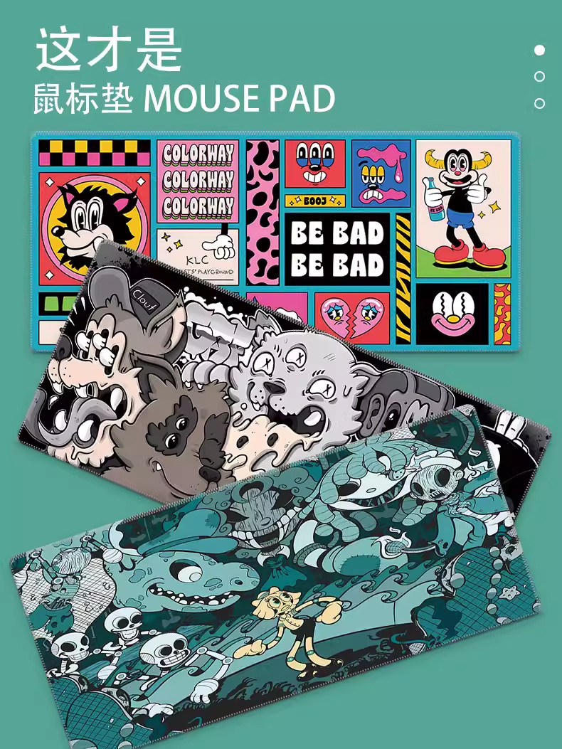 Miếng lót chuột Geek, bàn di chuột, pad chuột cỡ lớn Desk Mat 900x400 độ dày 4mm (Hoạt Hình - Hoa Switch)