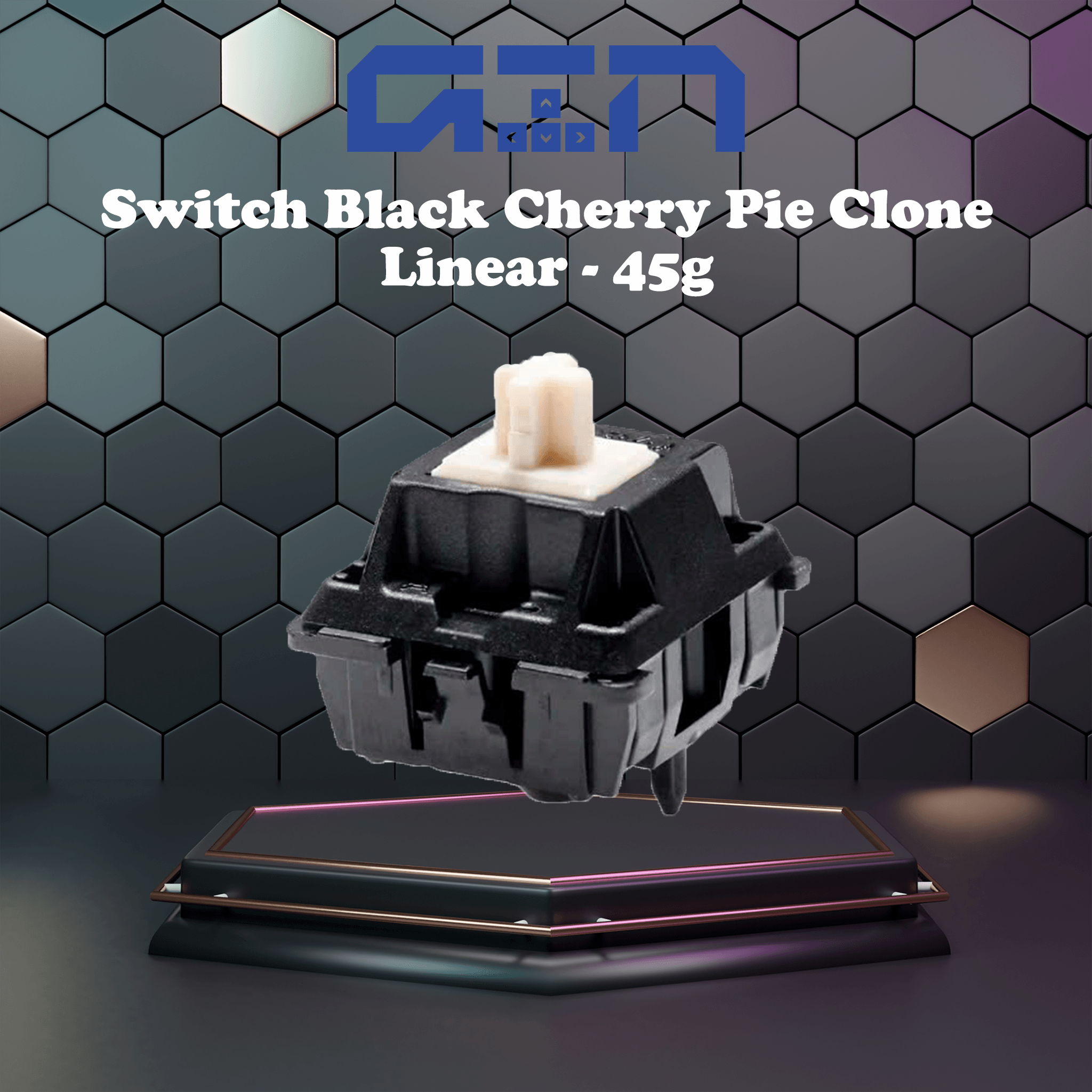 [SWITCH GIÁ RẺ] Công tắc Switch bàn phím cơ Black Cherry Pie Clone | Linear | Âm Clack | 45g
