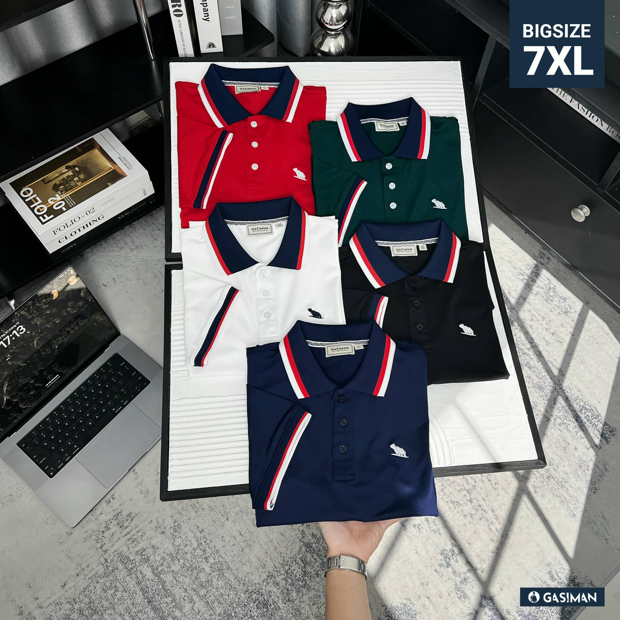 5 mẫu áo polo basic, phù hợp nhất cho người mập bụng to