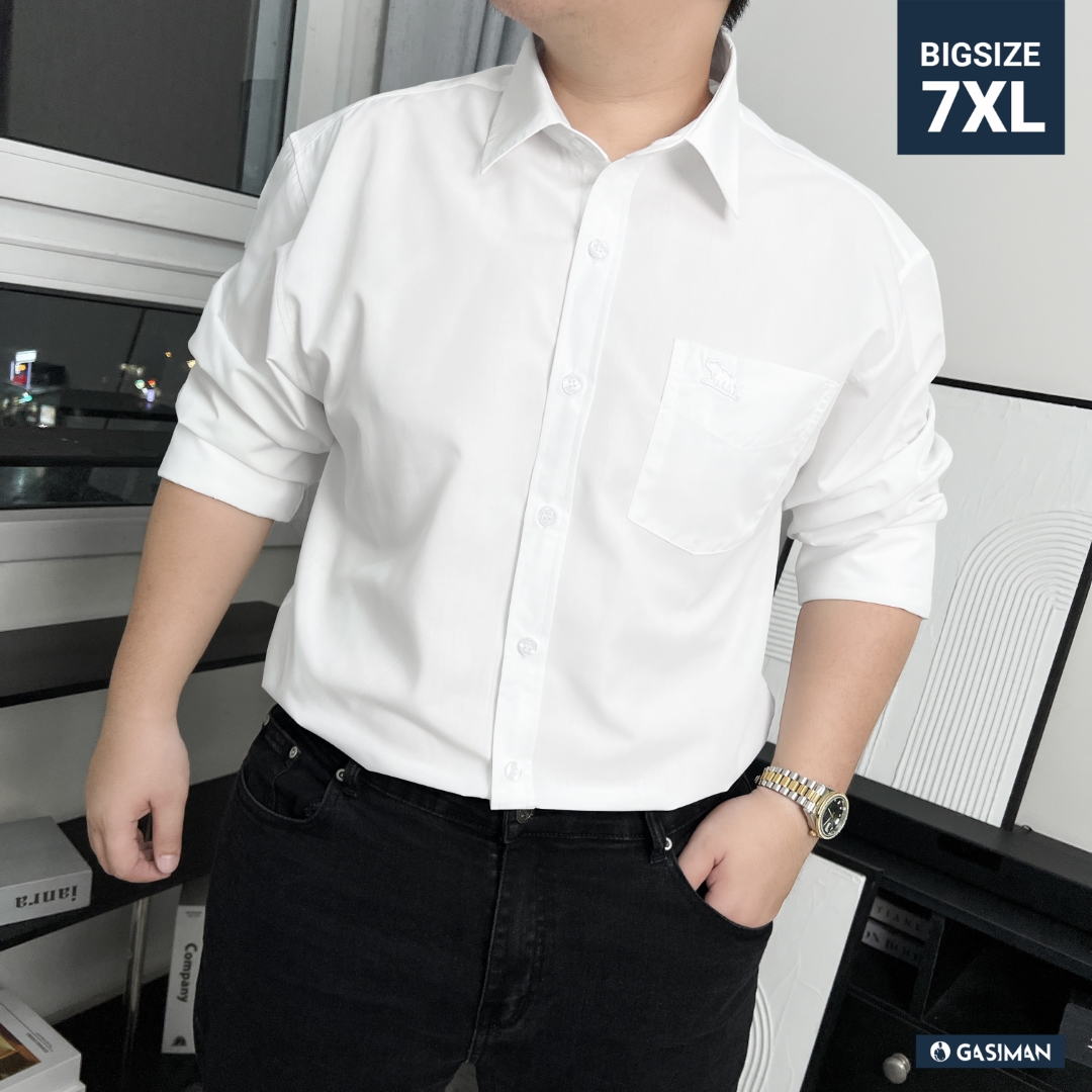 Áo sơ mi tay dài phối với quần gì? 6 cách mix đồ cho người béo