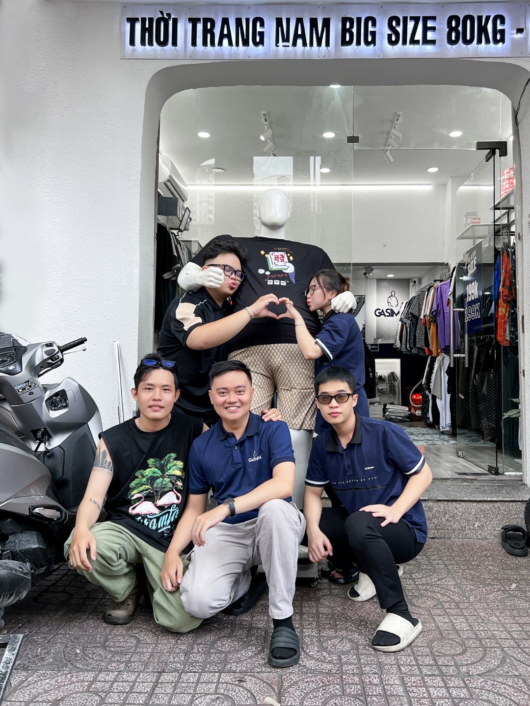 Shop quần áo nam big size Quận 1 dành cho béo 80kg - 150kg
