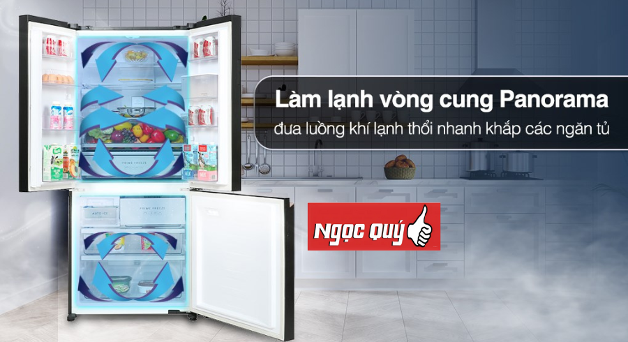 Tủ lạnh Panasonic Inverter 495 lít Multi Door PRIME+ Edition NR-CW530XMMV  Hàng Mới Chính Hãng 100%