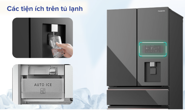 Tủ lạnh Panasonic Inverter 545 lít NR-YW590XJKV Chính Hãng Mới 100% Giá Rẻ Nhất Miền Bắc