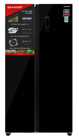 Tủ lạnh Sharp Inverter 472 lít SJ-SBX440VG Chính Hãng Mới 100% Giá Rẻ Nhất