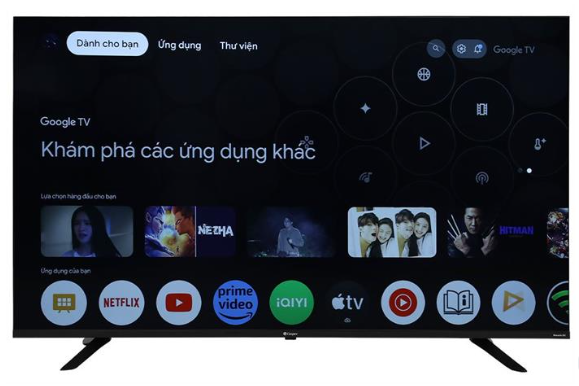 Google Tivi Casper 4K 55 inch D55UGC620 giá rẻ