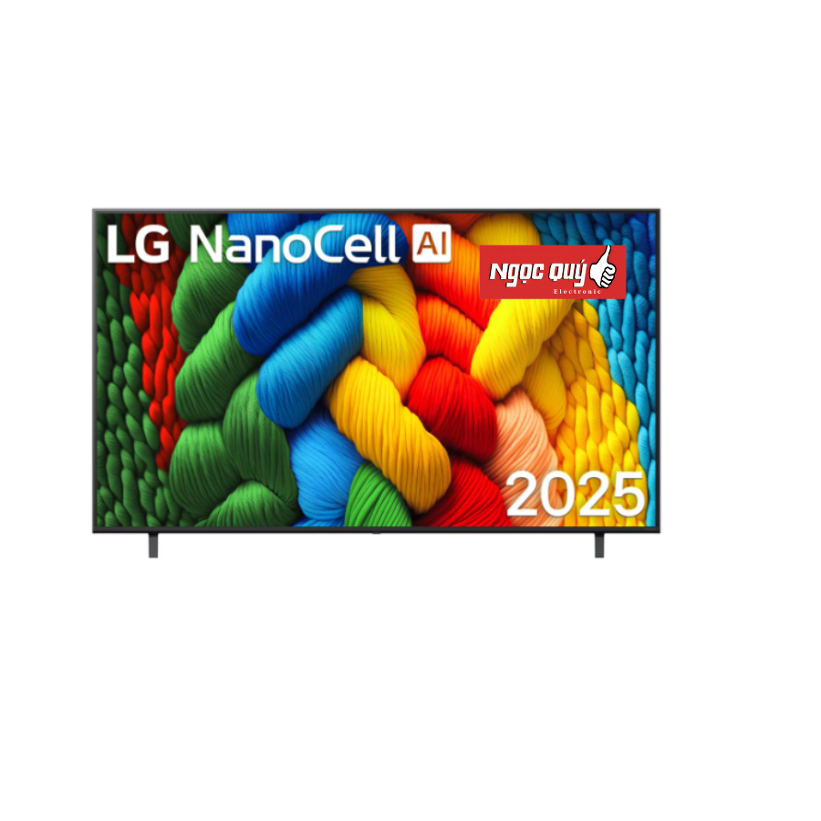Smart Tivi NanoCell LG AI 4K 55 inch 55NANO80ASA Mẫu 2025 Chính Hãng Mới 100%