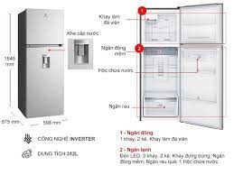 Tủ lạnh Electrolux Inverter 312 lít ETB3440K-A
