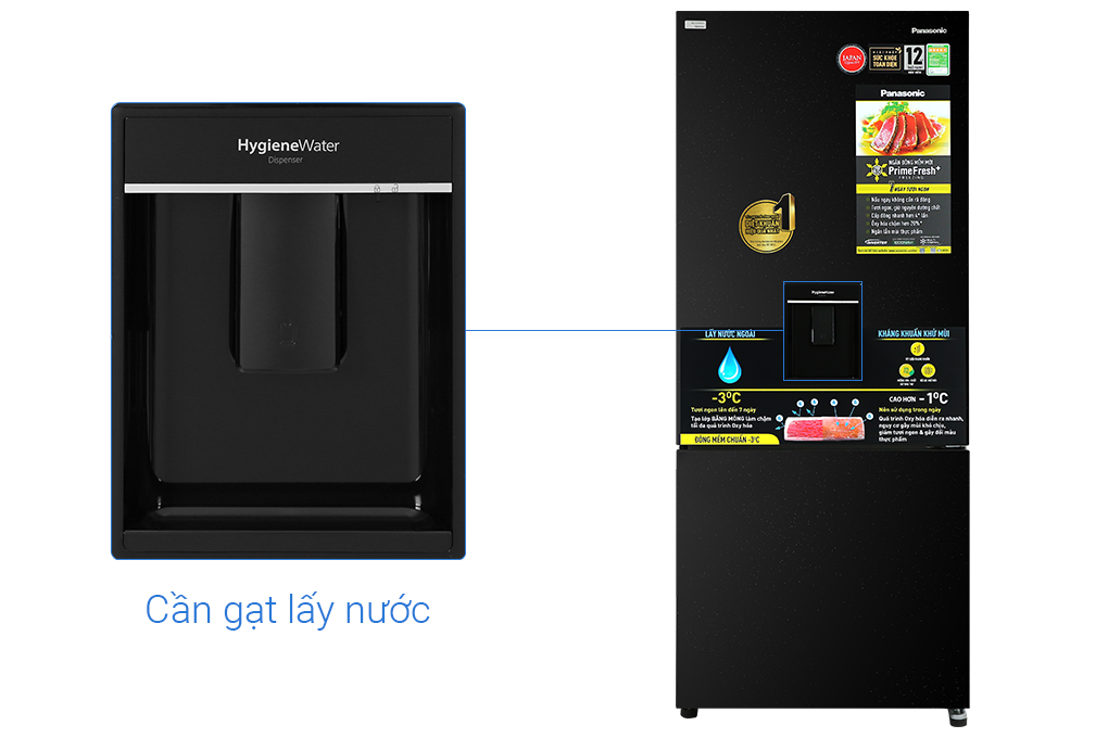 Tủ lạnh Panasonic Inverter 377 lít NR-BX421GPKV CHÍNH HÃNG MỚI 100%