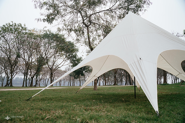 [CHO THUÊ] TĂNG CHE DÃ NGOẠI CANOPY HOA SEN 6 CÁNH