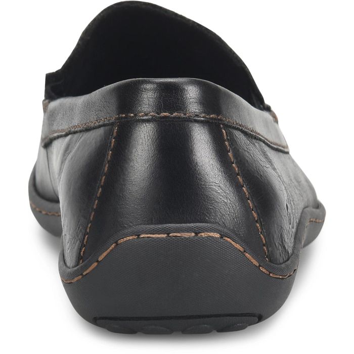 Giày nam da thật Born Men's Caleb Leather Loafer Color Black (Negro) - Giày nam xuất khẩu Mỹ, Eu