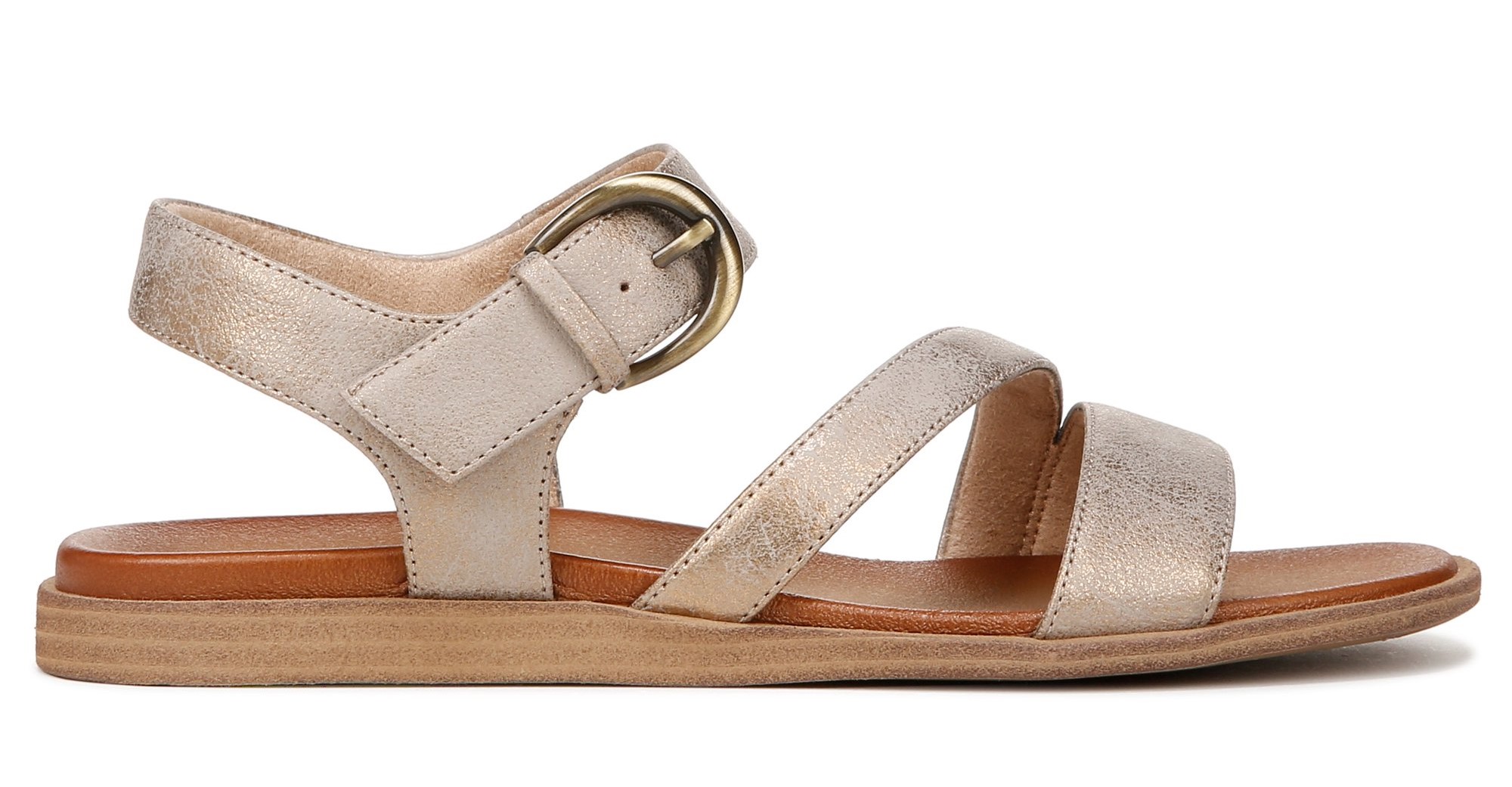Dép Sandal Nữ SOUL Naturalizer Womens Jayvee Strappy Flat Sandal  - Giày nữ xuất khẩu Âu, Mỹ