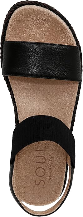 Sandal nữ Naturalizer Women's Diana Strappy Sandal Couleur Noir/blanc - Giày nữ xuất dư Âu, Mỹ