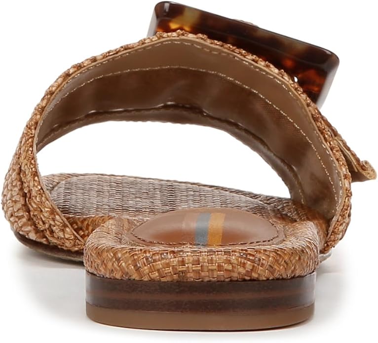Sandal nữ Sam Edelman Sandales plates Bambi pour femme Couleur Raphia Cuoio - Giày nữ xuất dư Âu, Mỹ