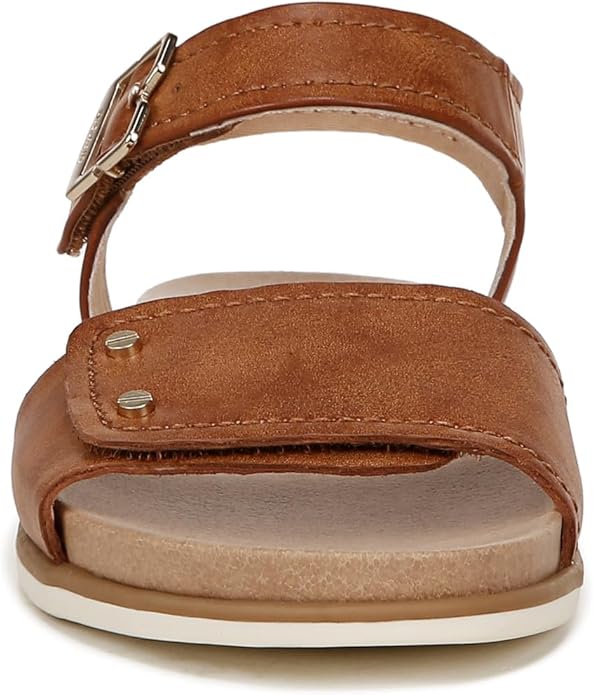 Sandal nữ Dr. Scholl's Shoes Womens Nicely Fun Adjustable Faux Leather Slingback Sandals - Giày xuất dư Mỹ