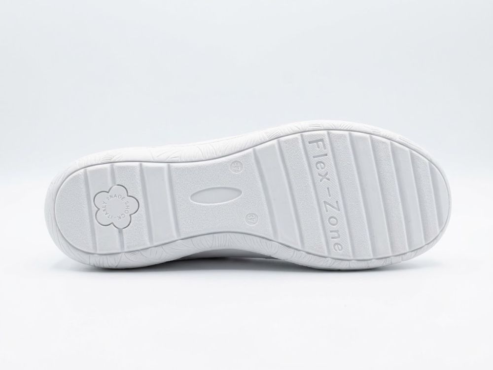 Giày  VNXK sneaker Naturläufer flex-zone in leather màu trắng - Giày da xuất dư sang Mỹ, Âu