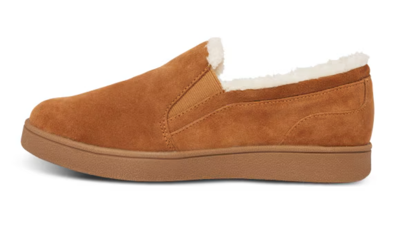 Giày nữ lót lông da thật DR SCHOLLS Womens Brown  - Giày nữ xuất khẩu Âu, Mỹ