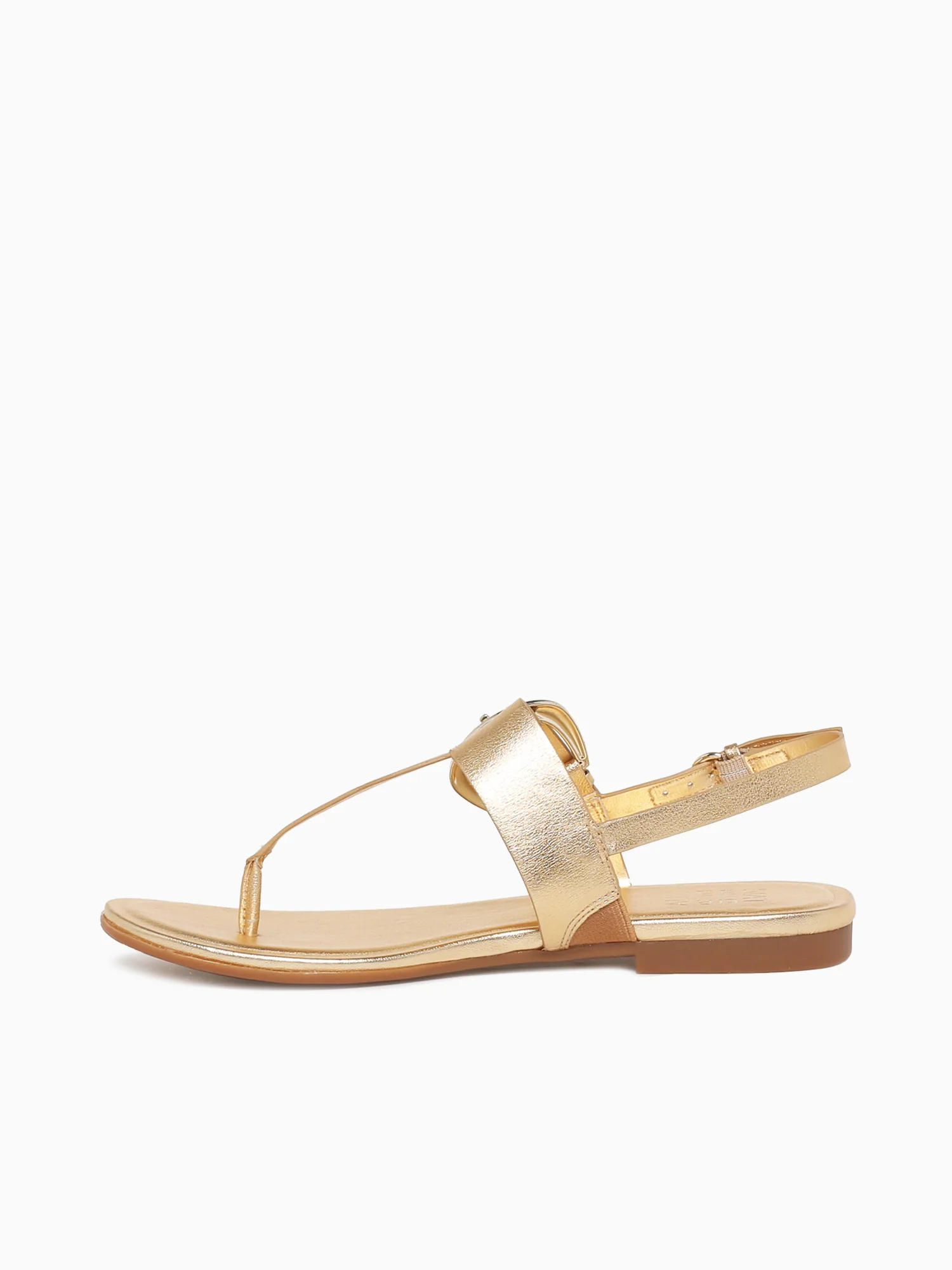Sandal nữ Naturalizer women Taylor Slingbacks Dark Gold Faux Leather - Giày nữ xuất dư Âu, Mỹ