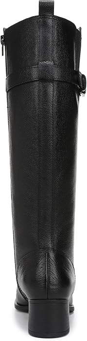 Boot nữ VNXK da bò thật Naturalizer Women's KennaWestern Boot Colour Name Black Leather  - Giày nữ xuất khẩu Âu, Mỹ