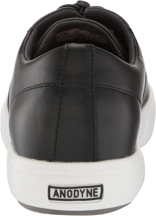 Giày nữ siêu nhẹ Anodyne Women's No. 93 Casual Sneaker Black Leather - Giày nữ xuất khẩu Âu, Mỹ