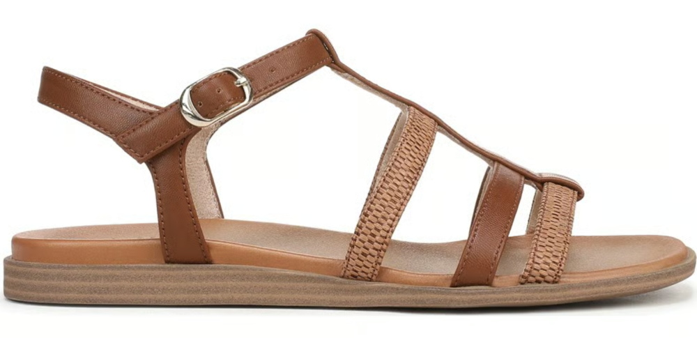 Sandal nữ Naturalizer womens Julia Strappy Sandal Color Toffee Brown Faux Suede - Giày nữ xuất dư Âu, Mỹ