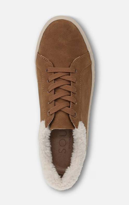 Giày nữ VNXK Naturalizer Women's SOUL Neela Sneaker Color Chestnut Brown Fabric - Giày nữ xuất Mỹ, Âu