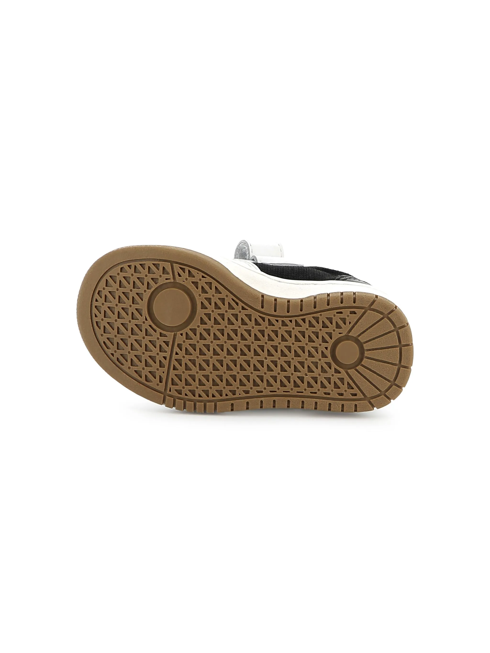 Giày Thể Thao Bé Trai Hugo Boss White Black Camel Velcro Sneaker J52160 – Hàng Xuất Dư Âu Mỹ, Giá Cực Sốc!