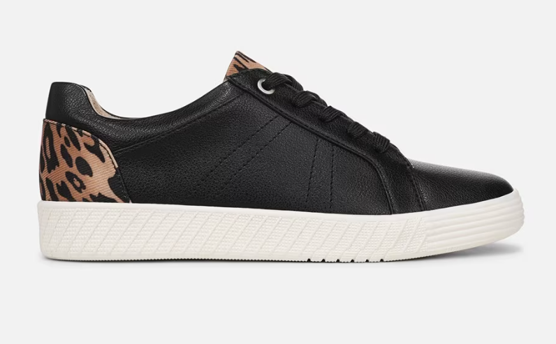 Giày nữ VNXK SOUL Neela Sneaker Color Leopard Fabric & Black Leather- Giày nữ xuất Mỹ, Âu