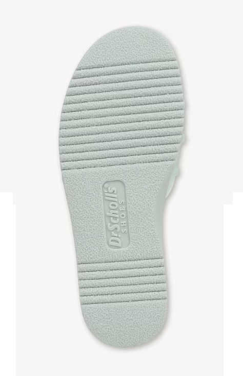 Dép nữ quai ngang Dr. Scholl's Women's So Original Jelly Slide Sandal Color Ocean Green Faux Leather   - Giày dép xuất dư Mỹ, EU