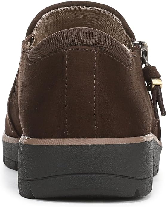 Giày nữ VNXK Dr.Scholl's Shoes Femme Nice Day Now Couleur  Micro marron foncé - Giày nữ xuất khẩu Âu, Mỹ