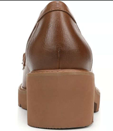 Giày nữ VNXK SOUL Naturalizer Women's Celia Lug Loafer Color Chestnut Brown Faux Leather - Giày nữ xuất Mỹ, Âu