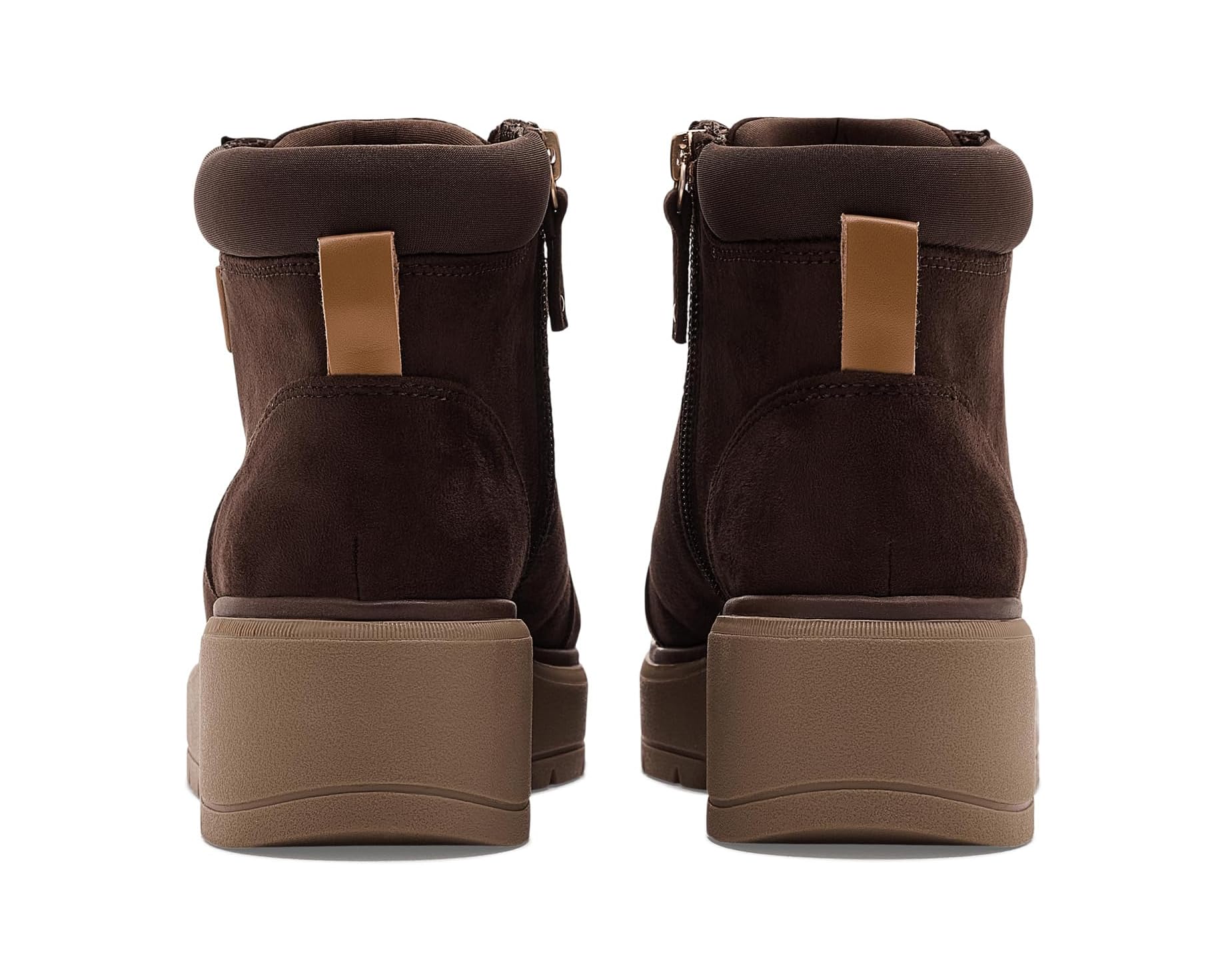 Boot nữ  VNXK da thật Dr. Scholl's Shoes Women's Nice Day Max Alpine Lace-Up Short Boots Color Dkumber - Giày nữ xuất khẩu Âu, Mỹ