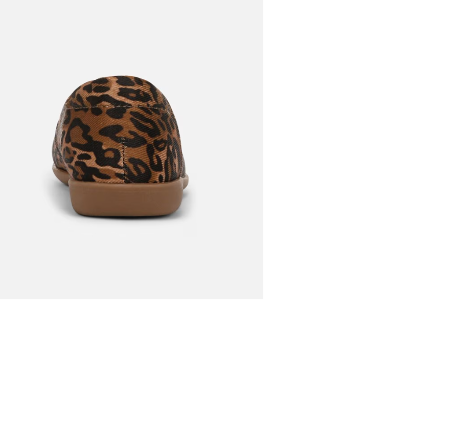 Giày búp bê nữ Naturalizer Women's Flexy Flat Color Leopard Print Fabric - Giày nữ xuất Mỹ, Âu
