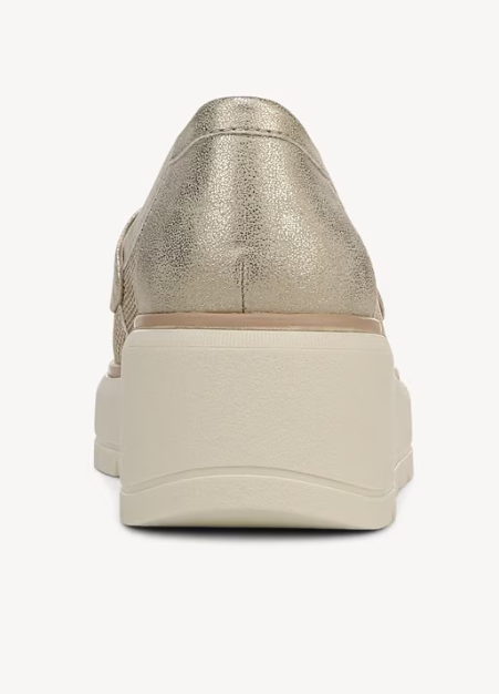 Giày nữ  Dr. Scholl's Women's Nice Day Max Platform Loafer Color Gold Faux Leather  - Giày nữ xuất khẩu Âu, Mỹ