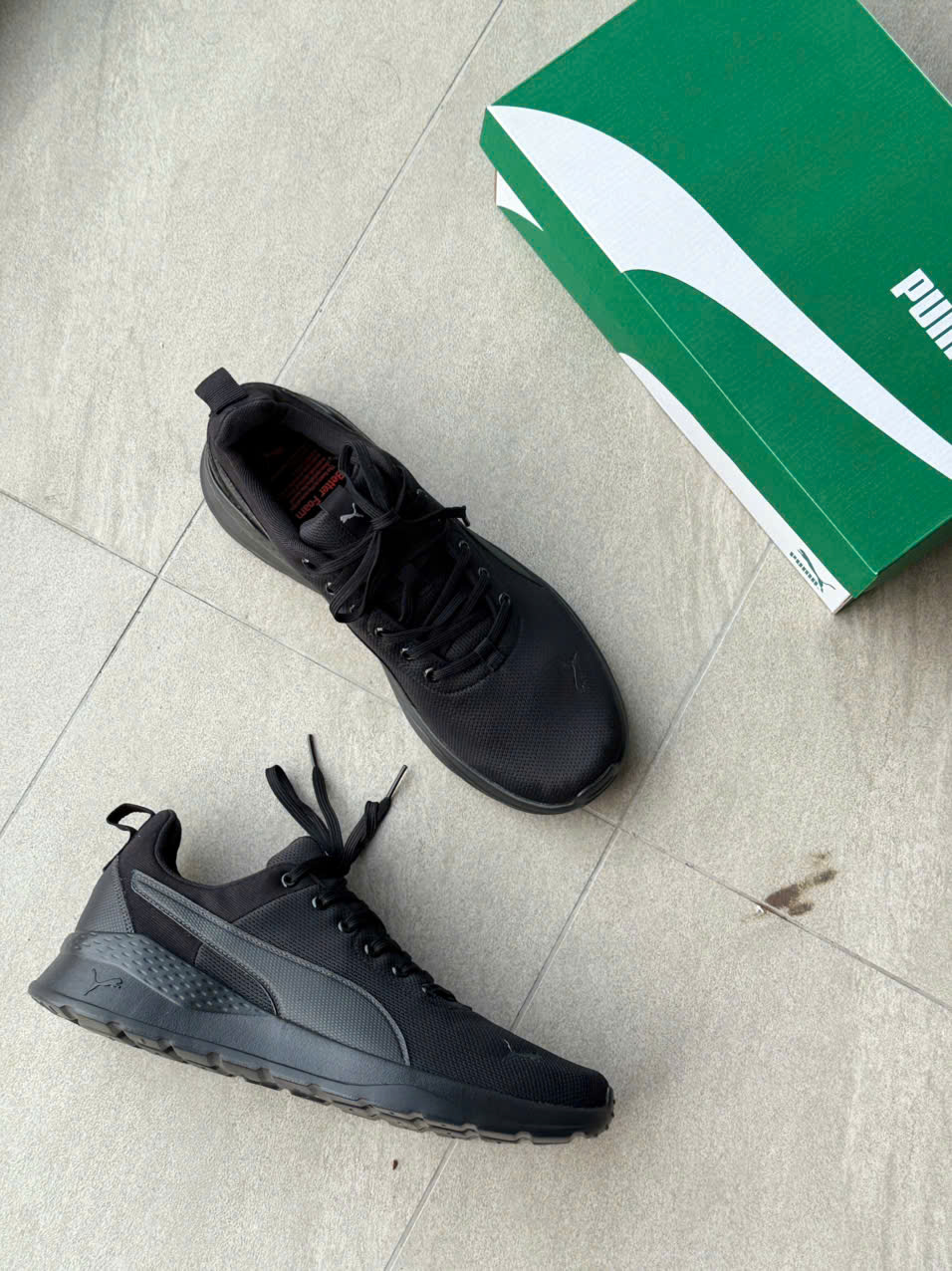 Giày thể thao nam siêu nhẹ Anzarun Lite Sneakers Yout màu đen - Giày nam xuất khẩu Mỹ, Eu