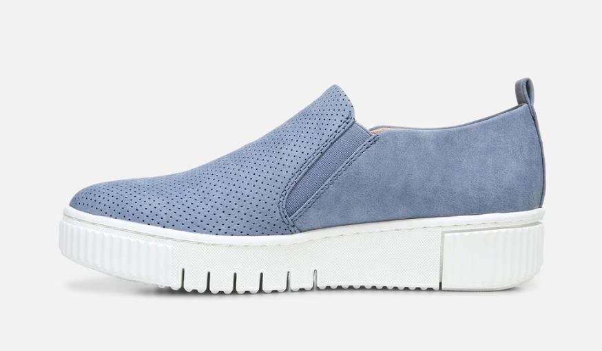Giày Sneaker Nữ SOUL Turner Slip On Sneaker Blue Synthetic - Giày nữ xuất khẩu Âu, Mỹ