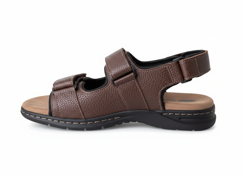 Sandal nam da thật Dr. Scholl's Shoes Men's Penn Adjustable Sandals - Giày nam xuất khẩu Âu, Mỹ