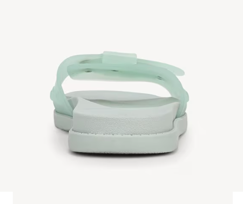 Dép nữ quai ngang Dr. Scholl's Women's So Original Jelly Slide Sandal Color Ocean Green Faux Leather   - Giày dép xuất dư Mỹ, EU