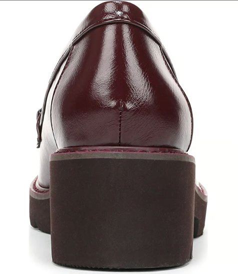 Giày nữ VNXK SOUL Naturalizer Womens Celia Lug Loafer Color Wine Red Faux Leather - Giày nữ xuất Mỹ, Âu