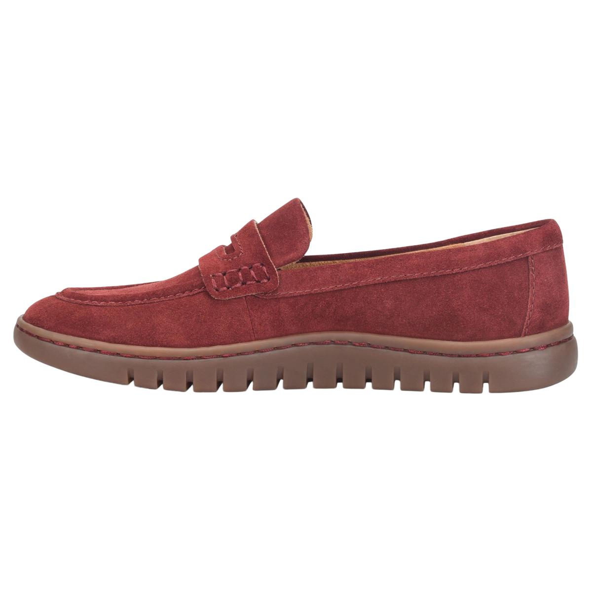 Giày nam da thật Born Mens Born Suede Loafer Red Color  - Giày nam xuất khẩu Mỹ, Eu