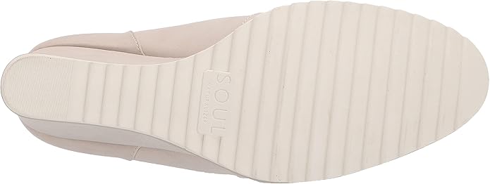 Boot nữ da thật SOUL Naturalizer Women's Haley-lace Ankle Boot màu nâu trắng - Giày nữ xuất khẩu Âu, Mỹ