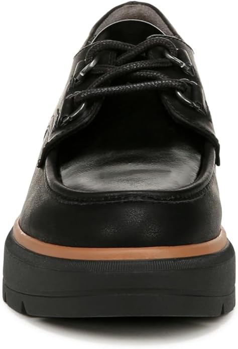 Giày nữ Women's Nice Day Max Platform Oxford Color Black Faux Leather - Giày nữ xuất khẩu Âu, Mỹ